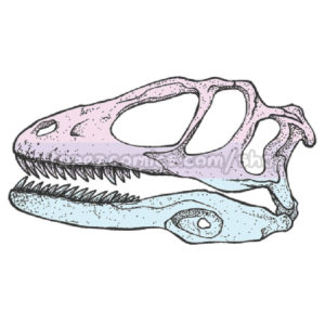 LGBT+ Deinonychus Sticker