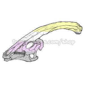 LGBT+ Parasaurolophus Sticker