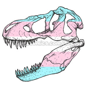 LGBT+ Tyrannosaurus Sticker