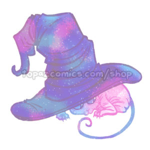 Witch Familiar Sphynx Sticker
