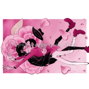 Lupin/Jigen in Pink Print
